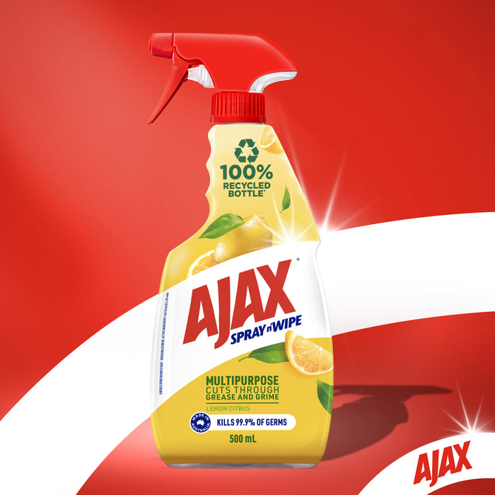 Ajax Spray N Wipe Lemon 500ml