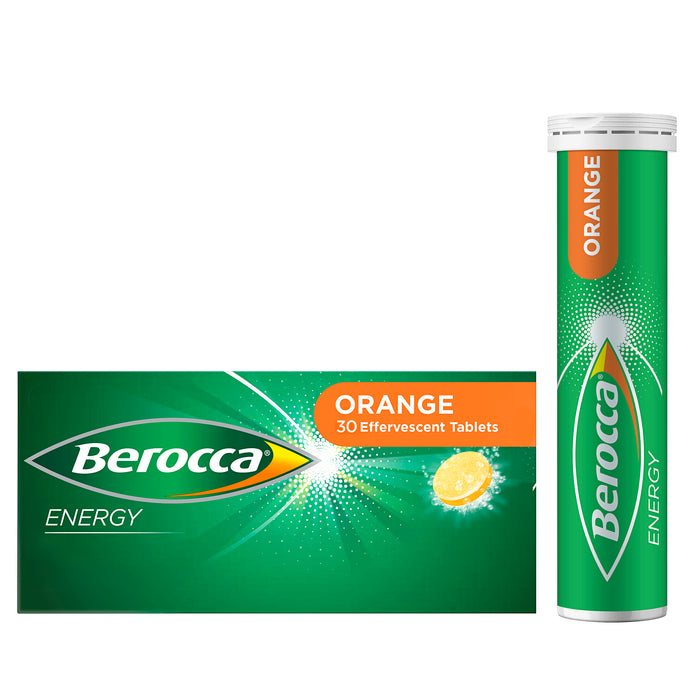 Berocca Energy Orange Effervescent Tablets 30