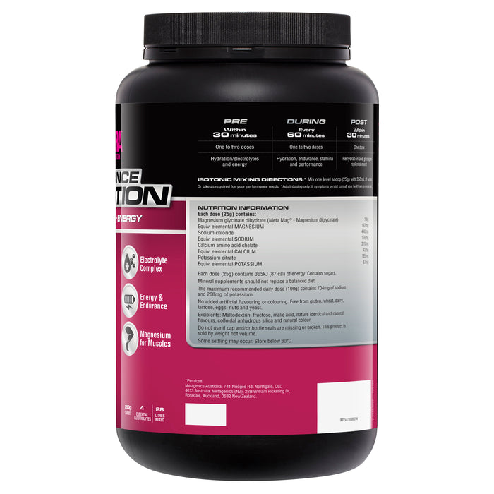 Endura Rehyhdration Performance Fuel Raspberry 2kg.