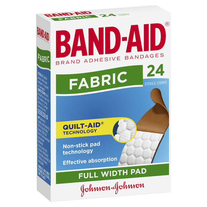 Band-Aid Brand Adhesive Bandages Fabric 24