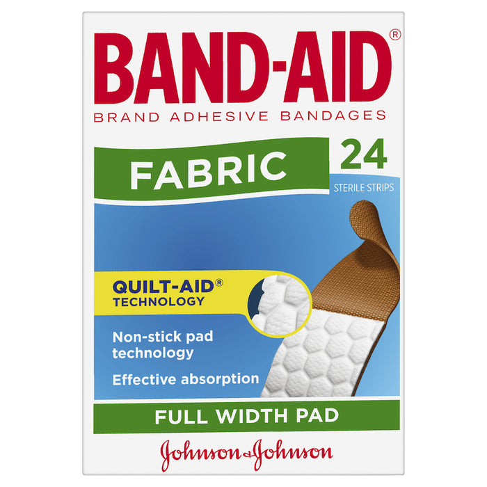 Band-Aid Brand Adhesive Bandages Fabric 24