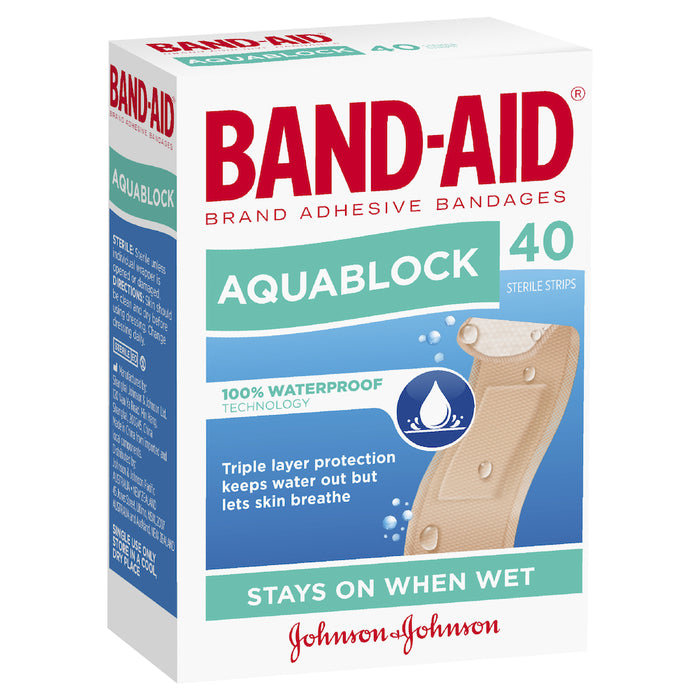 Band-Aid Brand Aquablock Strips 40