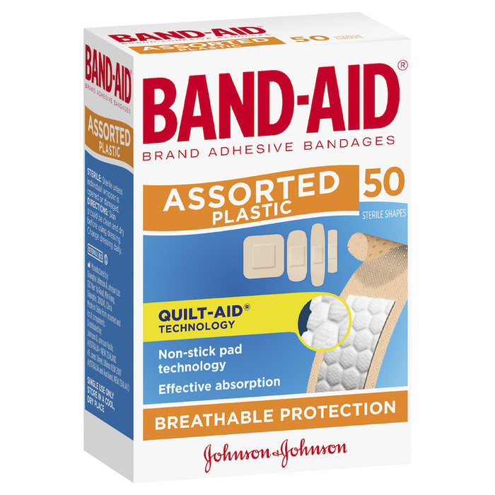 Band-Aid Brand Assorted Shapes 50