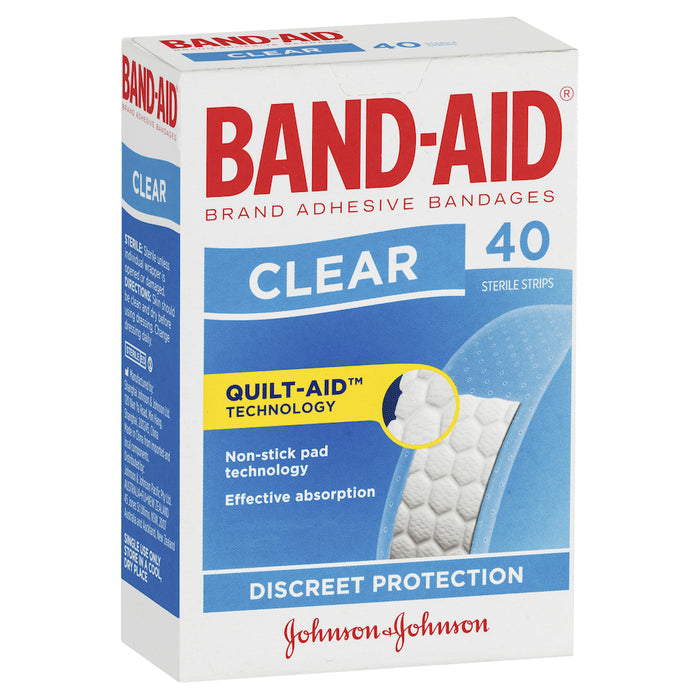 Band-Aid Brand Clear Strips 40