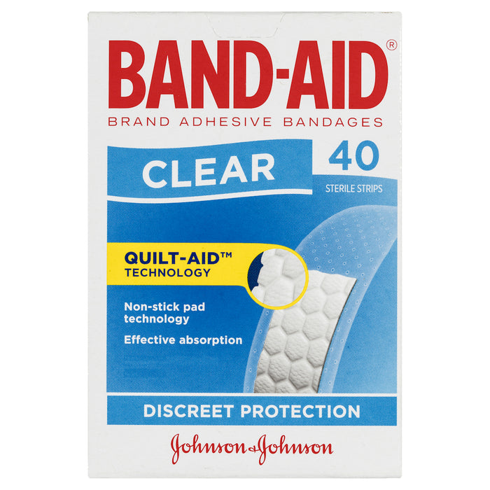 Band-Aid Brand Clear Strips 40