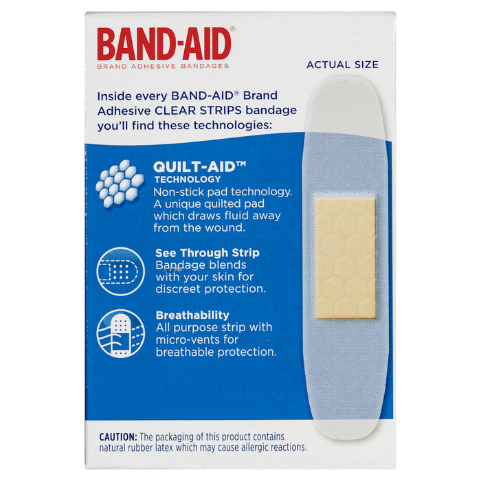 Band-Aid Brand Clear Strips 40