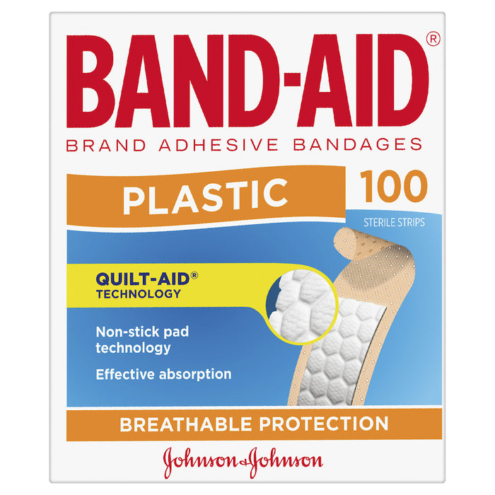 Band-Aid Brand Plastic Strips 100