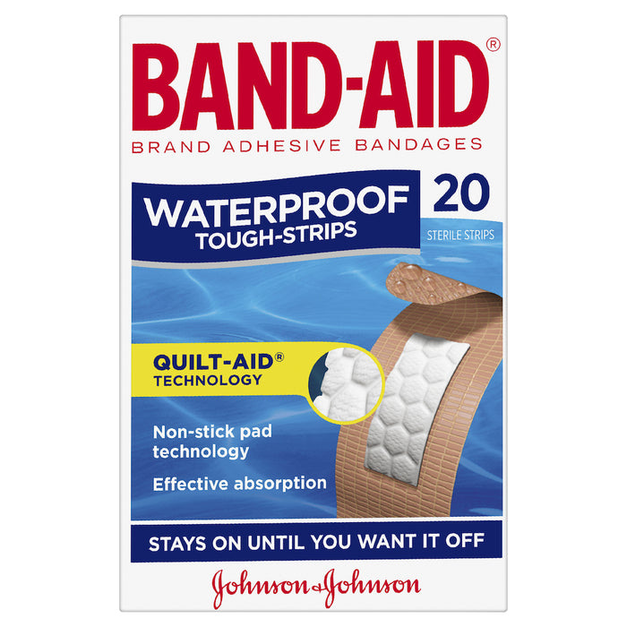 Band-Aid Brand Tough Strips Waterproof Regular 20