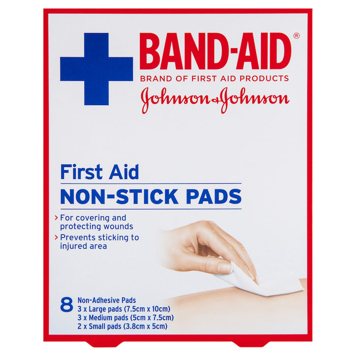 Band-Aid First Aid Non-Stick Pads 8