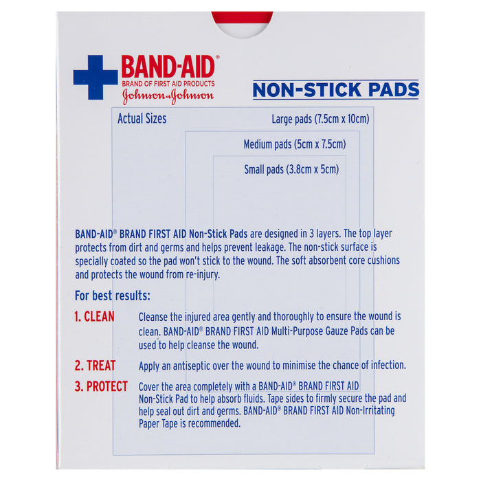 Band-Aid First Aid Non-Stick Pads 8