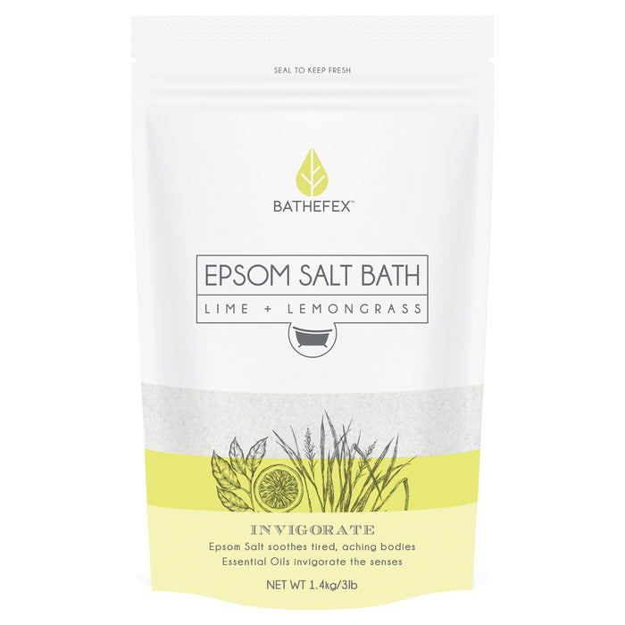 Bathefex Epsom Salt Lime + Lemongrass 1.4kg