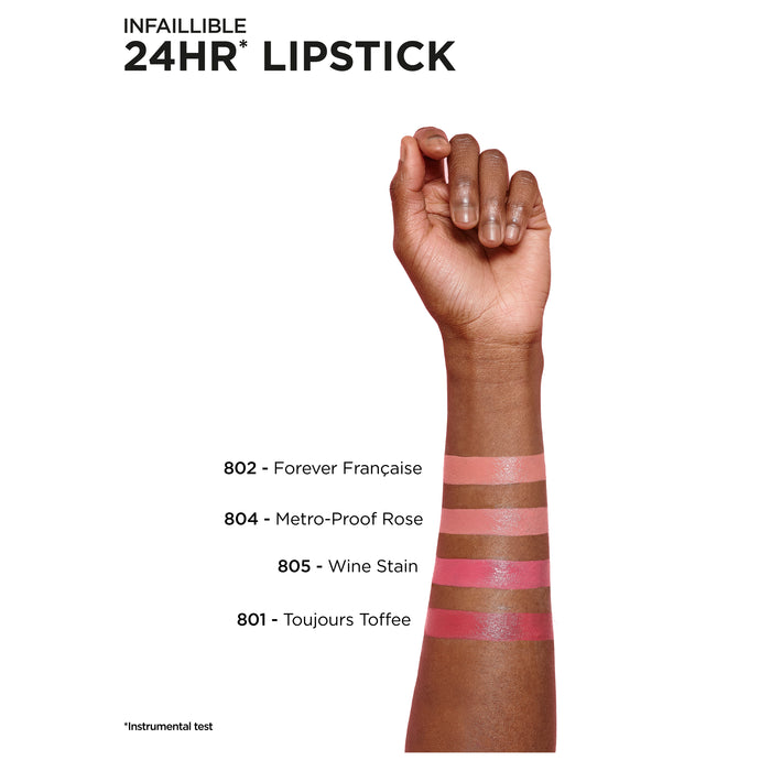 L'Oreal Infallible 2 Step Lip 801 Toujour Toffee