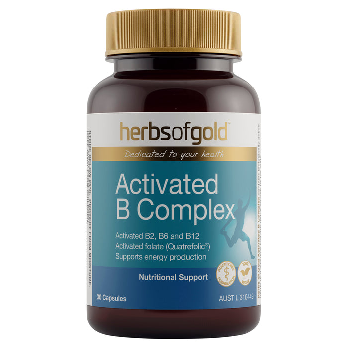 Herbs Of Gold Activated B Complex 30 Capsules