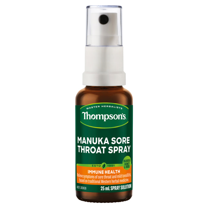 Thompson's Manuka Sore Throat Spray 25ml.