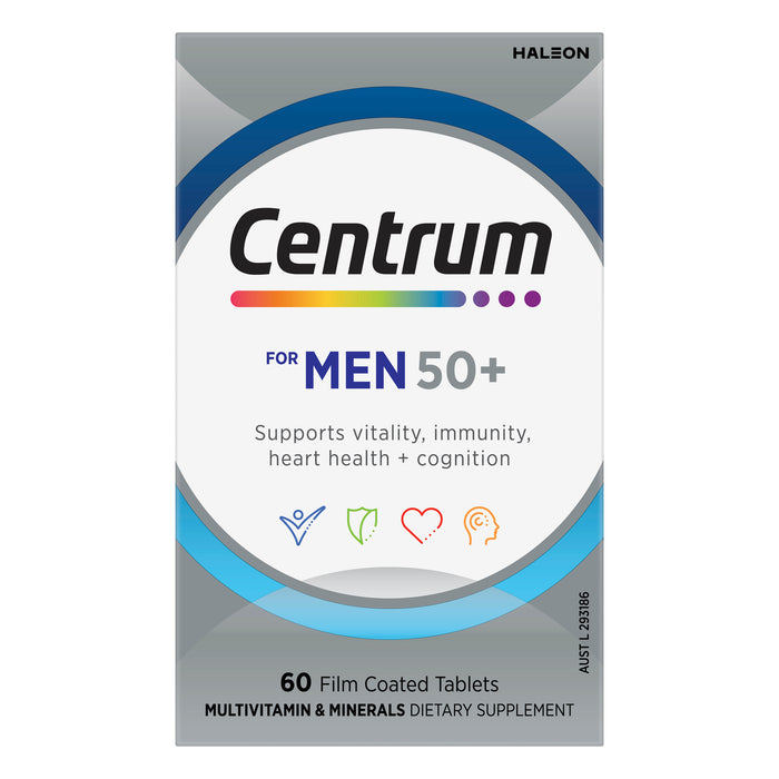 Centrum For Men 50+ Tablets 60.