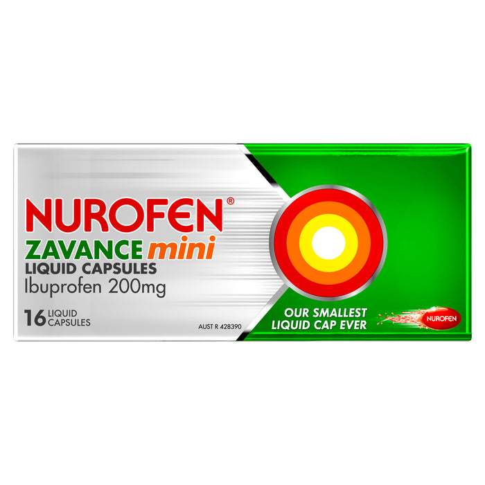 Nurofen Zavance Mini Liquid Capsules 16