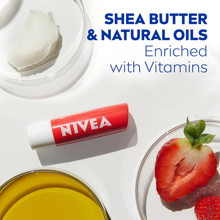 Nivea Lip Care Strawberry Shine 4.8g.