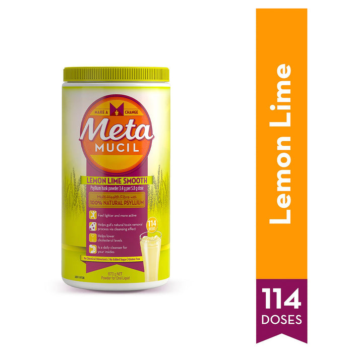 Metamucil Lemon Lime 114 Doses 673g.