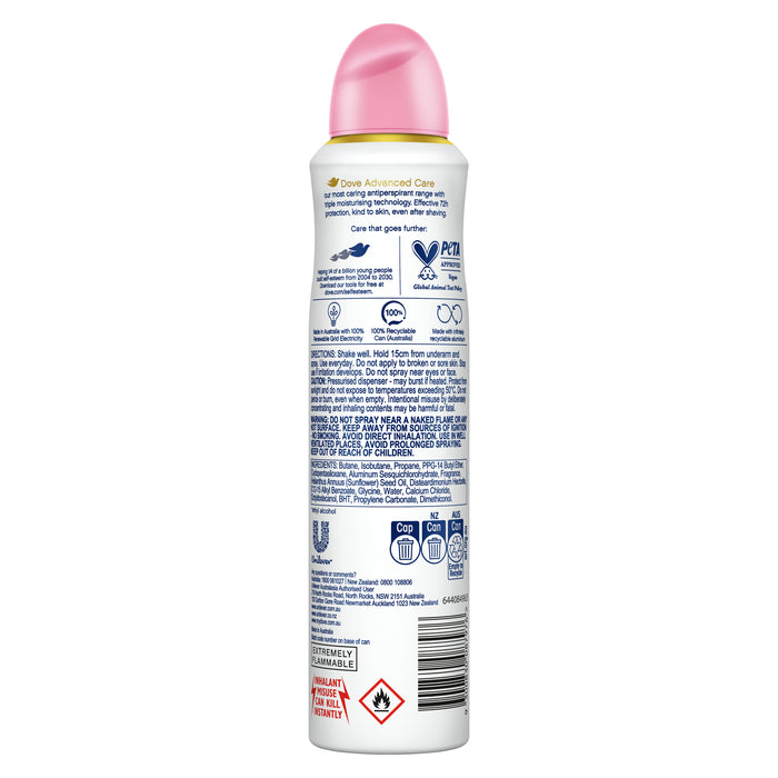 Dove Antiperspirant Advanced Care 72Hr Go Fresh Pomegranate & Lemon Verbena 250ml