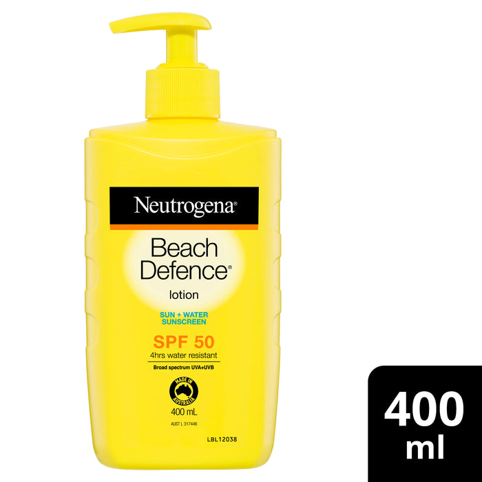 Neutrogena Sun Beach Defence Lotion 400ml.