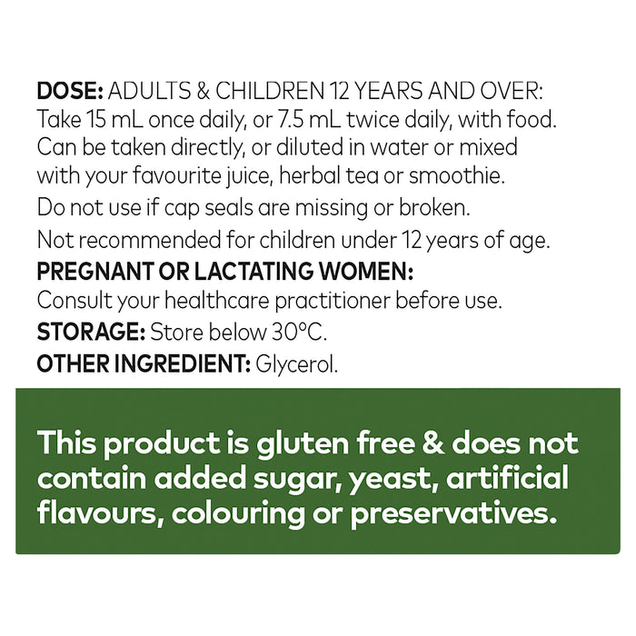 Comvita Olive Leaf Extract Natural 1 Litre.