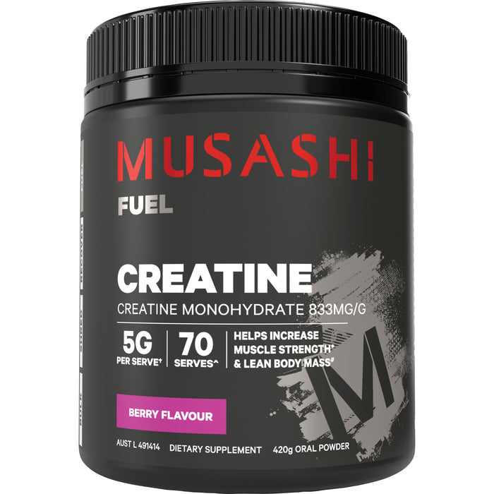 Musashi Creatine Berry Flavour 420g Powder