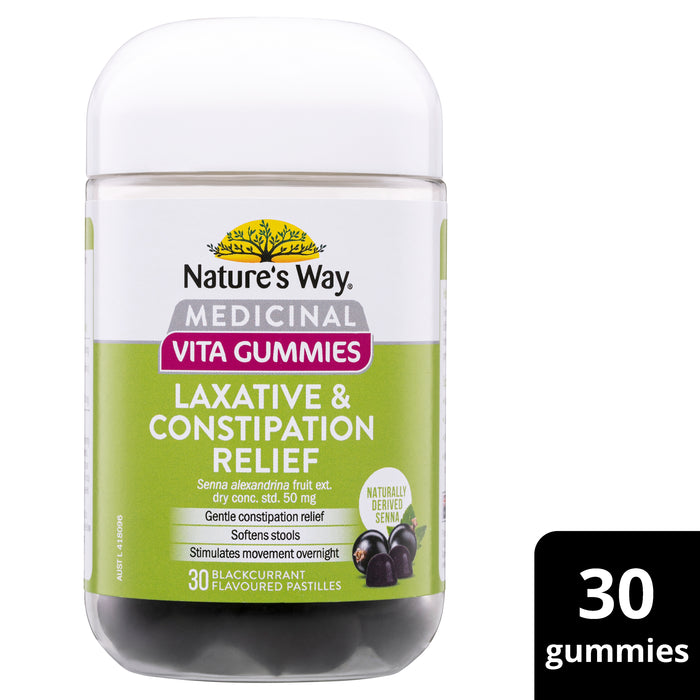 Nature's Way Medicinal Vita Gummies Laxative & Constipation 30