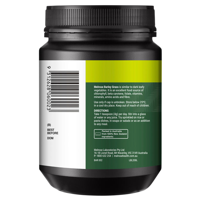 Melrose Barley Grass Powder 200g.