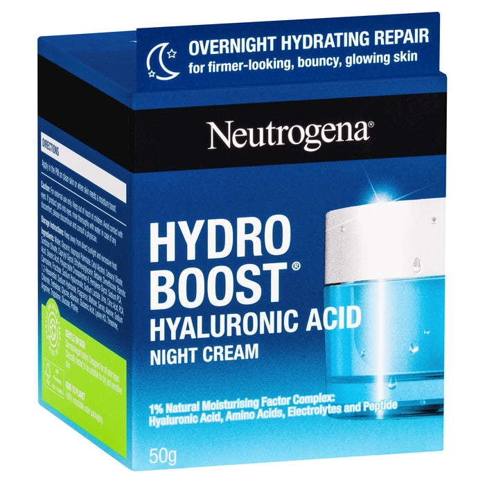 Neutrogena Hydro Boost Hyaluronic Acid Night Cream 50g.
