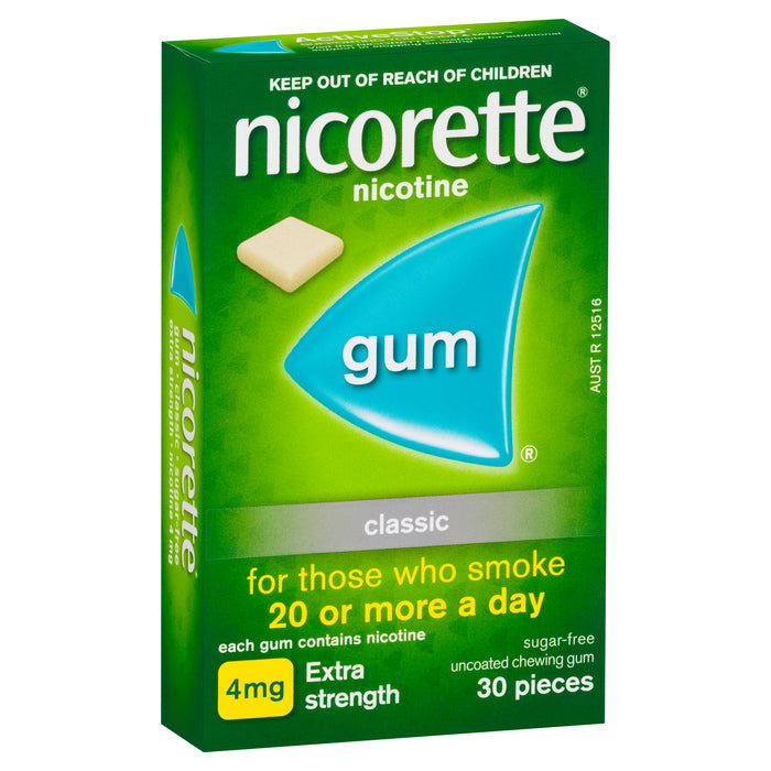 Nicorette Gum Classic 4mg 30