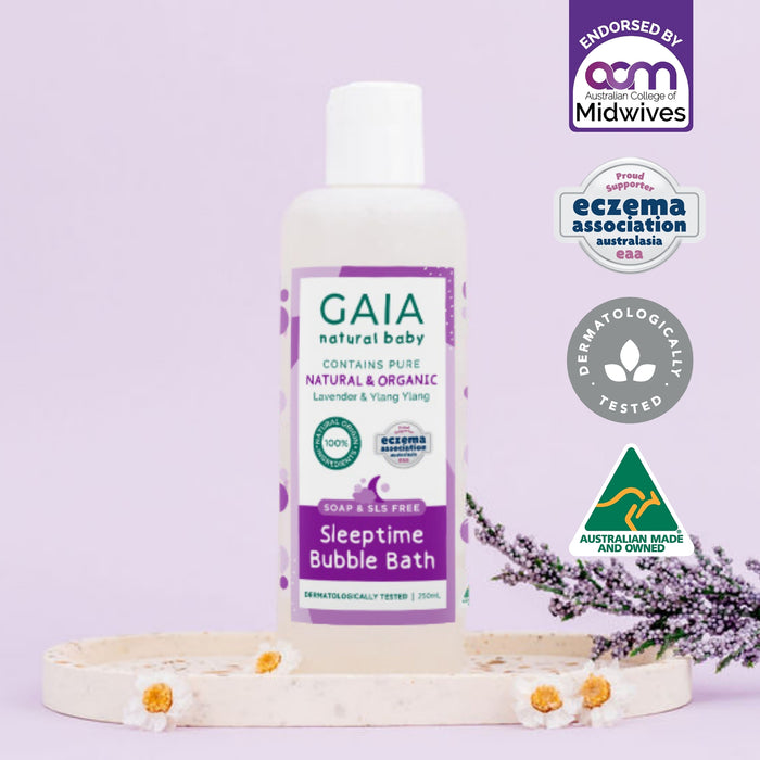 Gaia Natural Baby Sleeptime Bubble Bath 250ml
