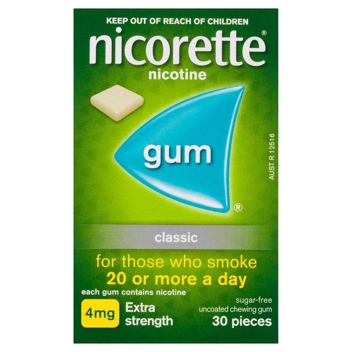 Nicorette Gum Classic 4mg 30