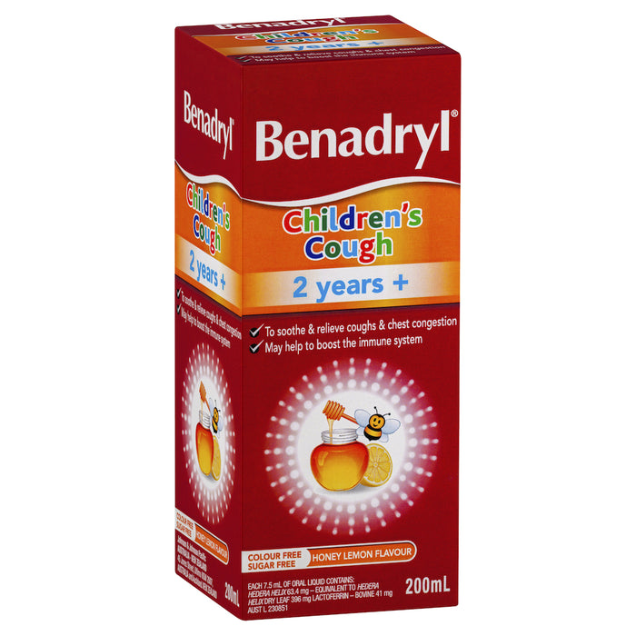 Benadryl Cough Liquid Children's Cough 200ml