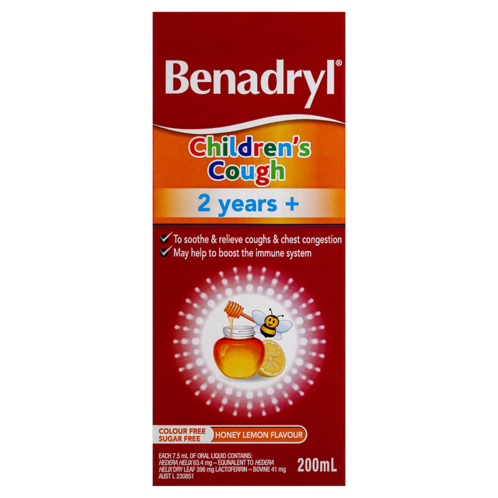 Benadryl Cough Liquid Children's Cough 200ml