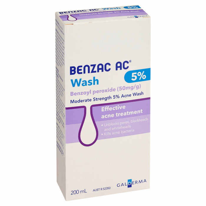 Benzac AC Wash 5% 200ml