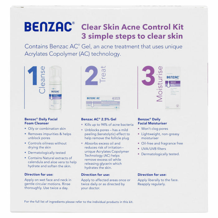 Benzac Clear Skin Acne Kit