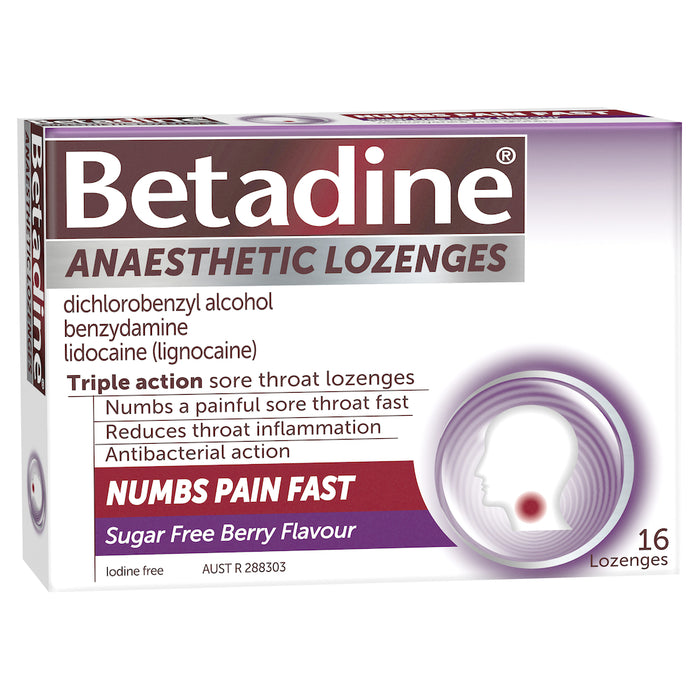 Betadine Anaesthetic Berry 16