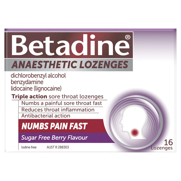 Betadine Anaesthetic Berry 16