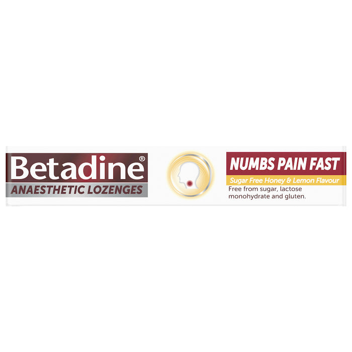 Betadine Anaesthetic Honey & Lemon 16