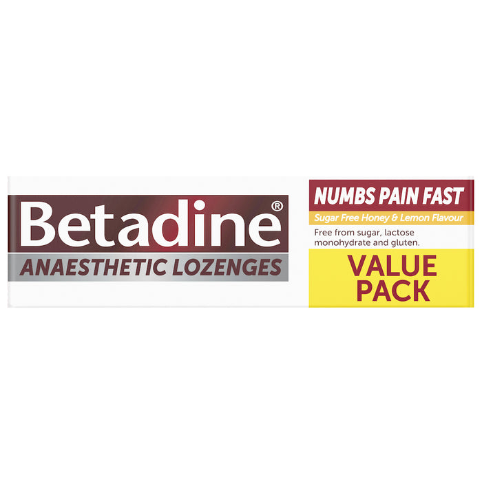 Betadine Anaesthetic Honey & Lemon 36