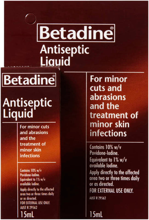 Betadine Antiseptic Liquid 15ml