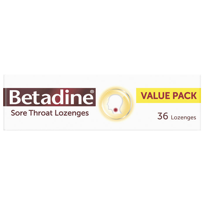 Betadine Lozenges Honey & Lemon 36