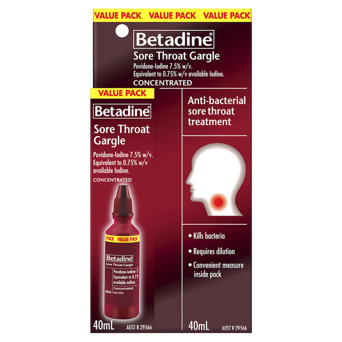 Betadine Sore Throat Gargle 40ml