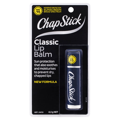 Chapstick Lip Balm Classic SPF15 4.2g.