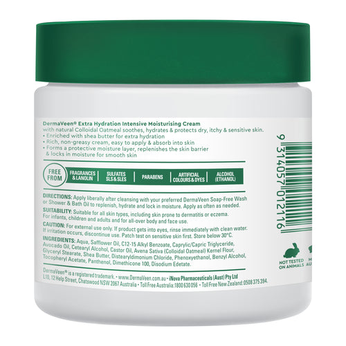 Dermaveen Extra Gentle Intensive Moisturising Cream 450g