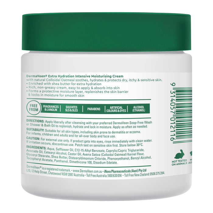 Dermaveen Extra Gentle Intensive Moisturising Cream 450g