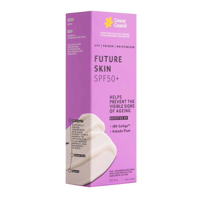 Cancer Council Future Skin SPF50+ Sunscreen Lotion 50ml