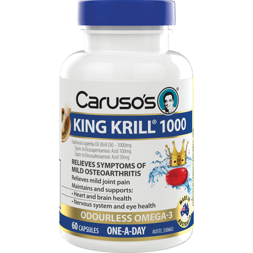 Caruso's King Krill 1000mg Capsules 60