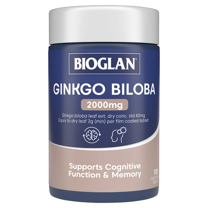 Bioglan 银杏叶 2000 毫克 100 片