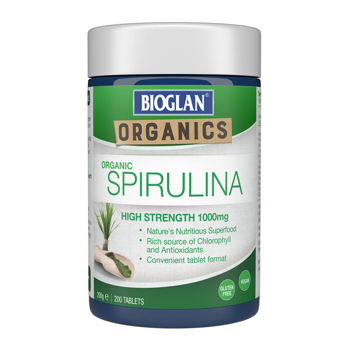 Bioglan Spirulina 1000mg 200 Tablets